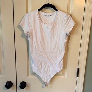 Abercrombie Scoop Neck Short Sleeve Bodysuit